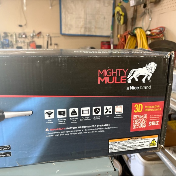 Mighty Mule Gate Opener with Accessories - Picture 2 of 3